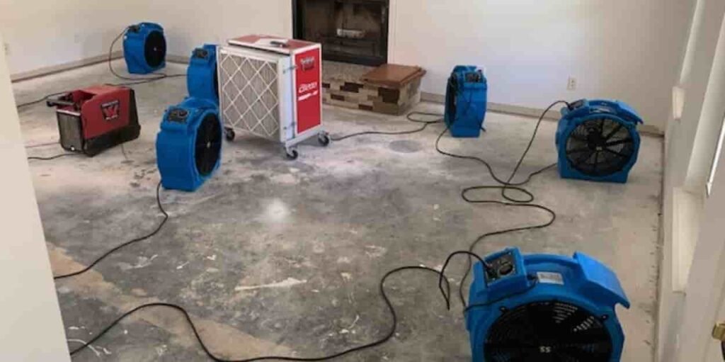 water damage restoration