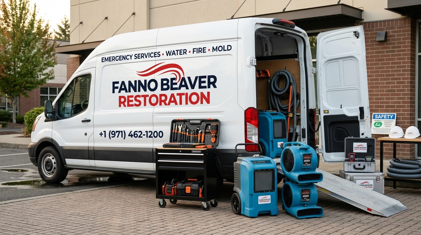 Complete Restoration Fleet Equipment Setup - Fanno Beaver Restoration Beaverton OR