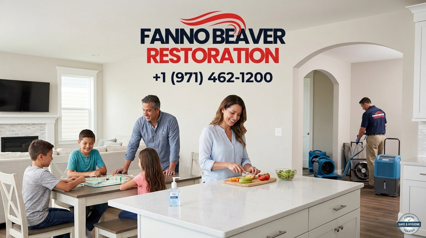 Healthy Family Home After Restoration - Fanno Beaver Restoration Beaverton OR